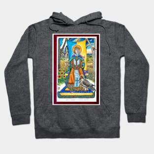 Ukrainian Queen, ( wine border) Hoodie